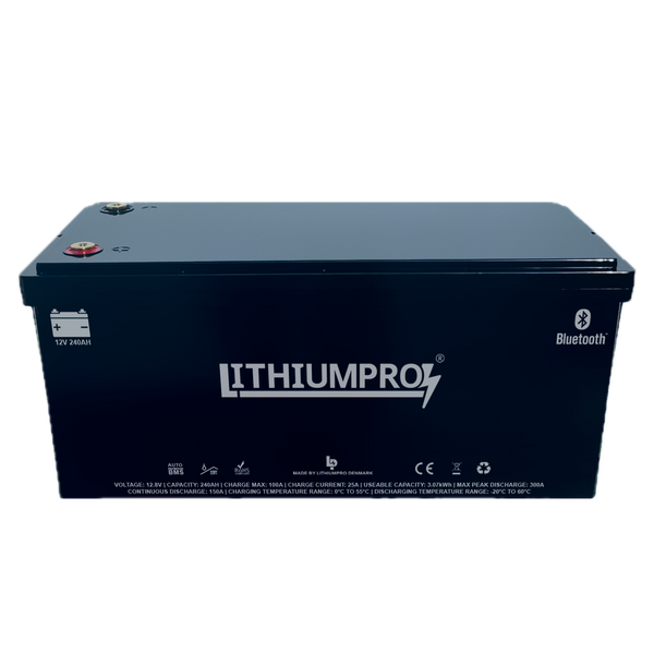 LithiumPro 12V 240AH LiFePO4 Litiumbatteri