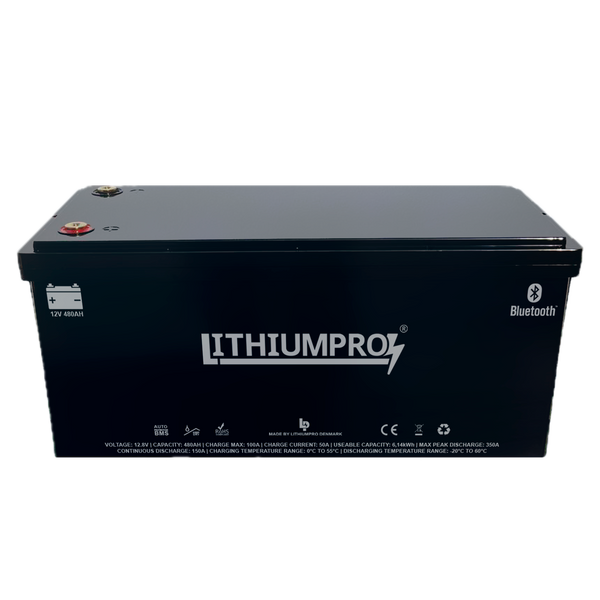 LithiumPro 12V 480AH LiFePO4 litiumbatteri