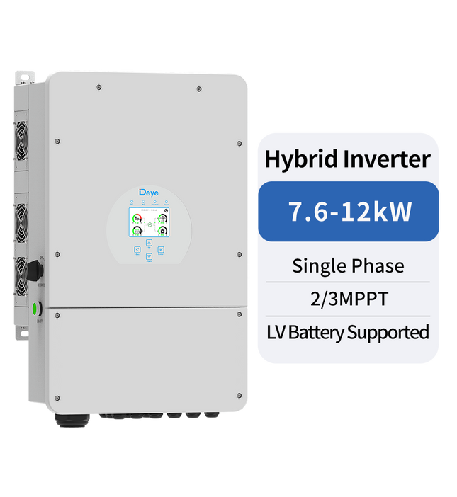 Deye SUN-12K-SG02LP1-EU-AM3 hybrid inverter 12 kW 1-faset