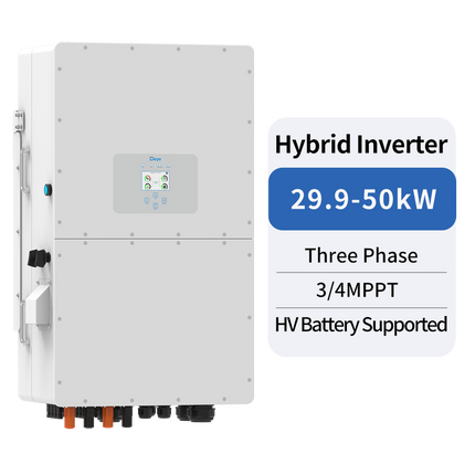 Deye SUN-50K-SG01HP3-EU-BM4 hybrid inverter 50 kW 3-faset højvolt