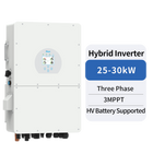 Deye SUN-30K-SG02HP3-EU hybrid inverter 30 kW 3-faset højvolt