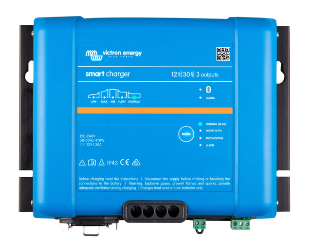 Victron Smart IP43 lader 12V 30A (3) 120-240V