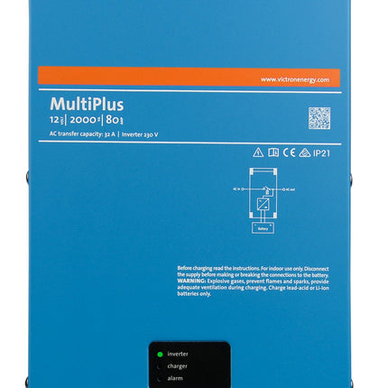 Victron MultiPlus 12V/2000W/80A-32 inverter/lader