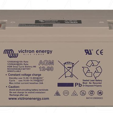 Victron AGM Deep Cycle batteri 12V 90AH