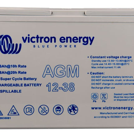 Victron AGM Super Cycle batteri 12V 38AH M5