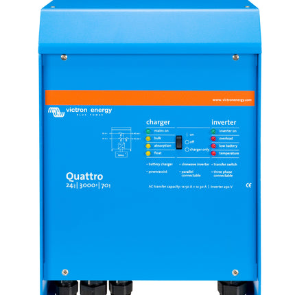 Victron Quattro inverter/lader 24V/3000W/70A