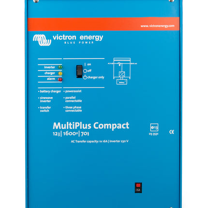 Victron MultiPlus C inverter/lader 12V/1600W/70