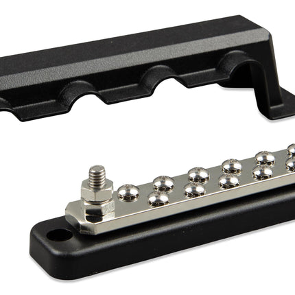 Victron samleskinne 150A 2P(12 Screws)+ cover