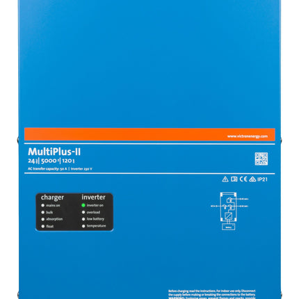 Victron MultiPlus-II 24V/5000W/120A-50 inverter/lader