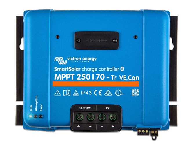 Victron SmartSolar MPPT 250/70-Tr VE.Can solcelleregulator set forfra