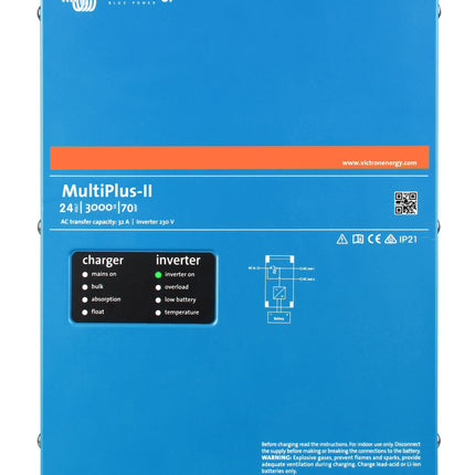 Victron MultiPlus inverter/lader 24V/3000W/70A