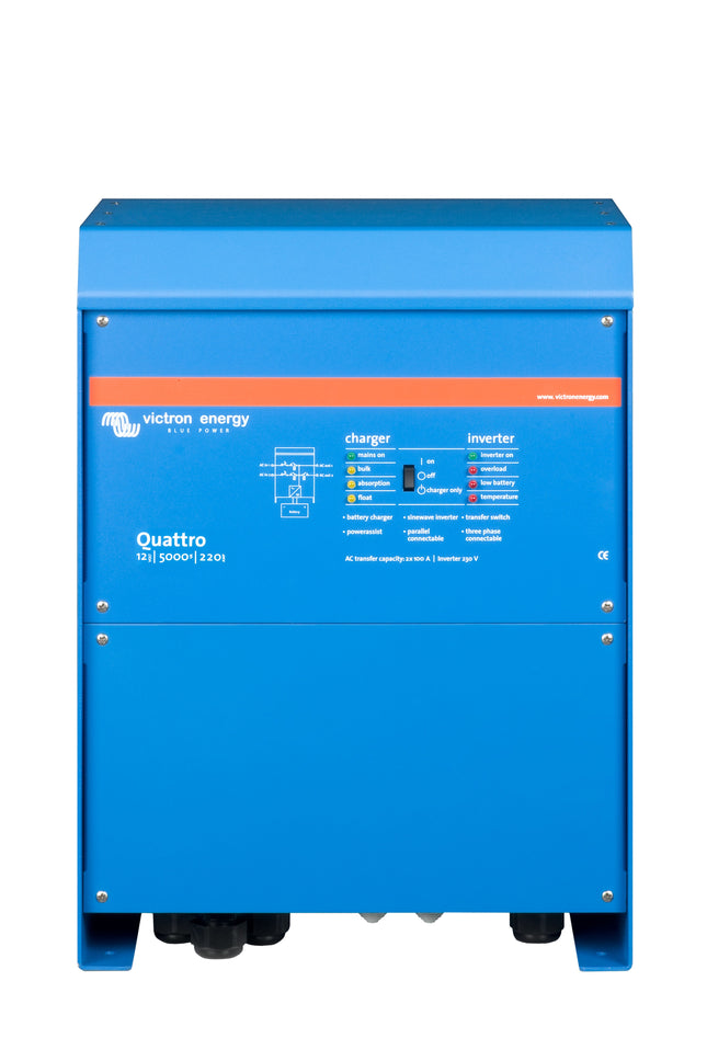 Victron Quattro inverter/lader 12V/5000W/220A