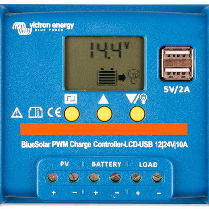 Victron BlueSolar PWM-lcd&usb 12/24V-10A