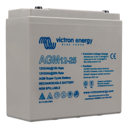 Victron AGM Super Cycle batteri 12V 25AH M5