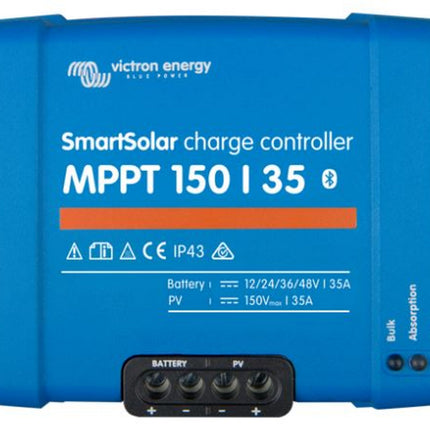 Victron SmartSolar MPPT 150/35 solcelleregulator set forfra