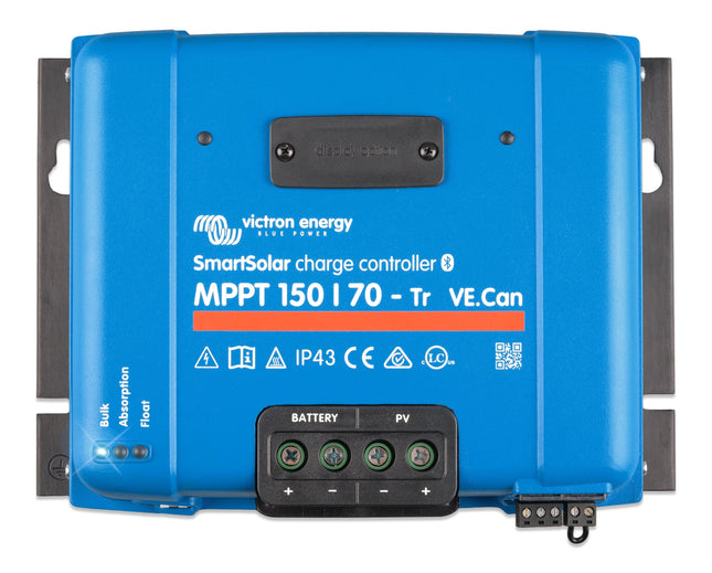 Victron SmartSolar MPPT 150/70-Tr VE.Can solcelleregulator set forfra