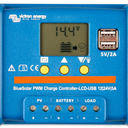 Victron BlueSolar PWM-lcd&usb 12/24-5