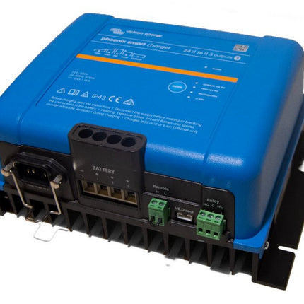 Victron Smart IP43 lader 24V 16A (3) 230V