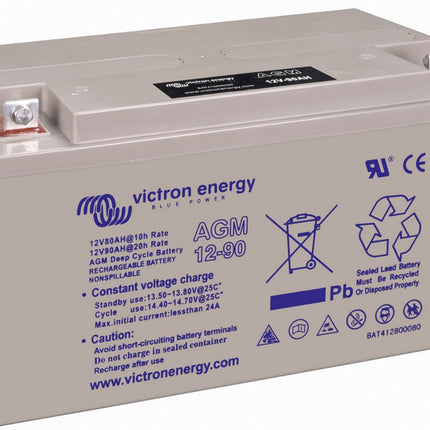 Victron AGM Deep Cycle batteri 12V 90AH