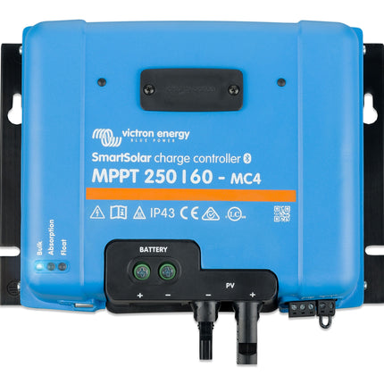 Victron SmartSolar MPPT 250/60-MC4 solcelleregulator set forfra