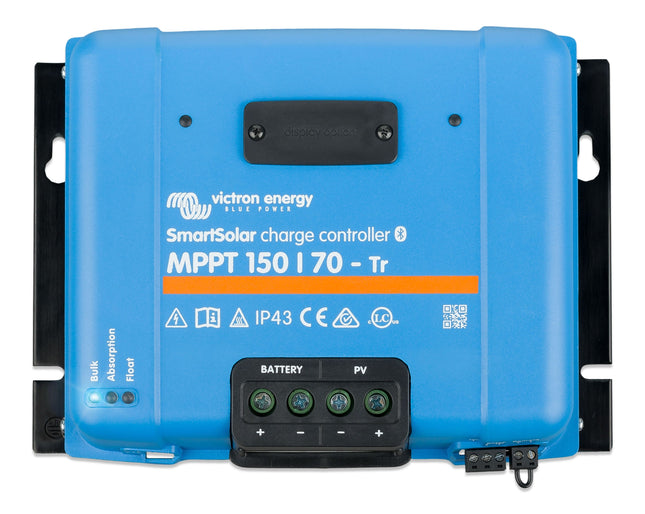 Victron SmartSolar MPPT 150/70-Tr solcelleregulator set forfra