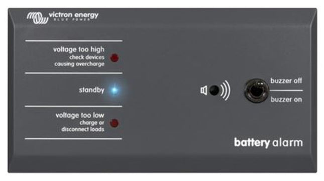 Victron batteri alarm GX