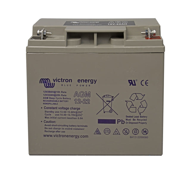 Victron AGM Deep Cycle batteri 12V 22AH