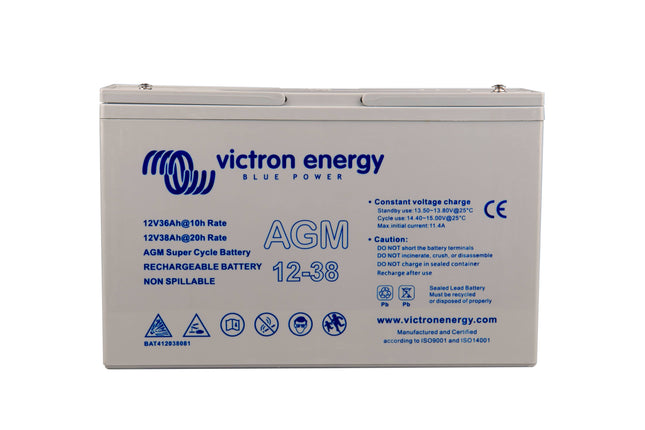 Victron AGM 12V 38AH Deep Cycle batteri