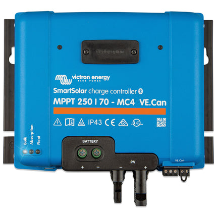 Victron SmartSolar MPPT 250/70-MC4 VE.Can solcelleregulator set forfra