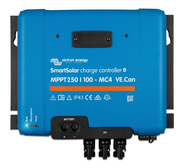 Victron SmartSolar MPPT 250/100-MC4 VE.Can solcelleregulator set forfra