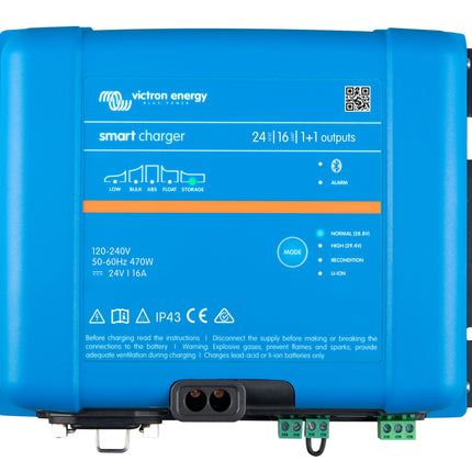 Victron Smart IP43 lader 36V 13A (1) 120-240V