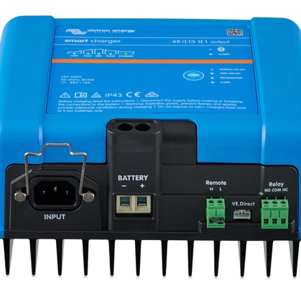 Victron Smart IP43 lader 48V 13A 120-240V (1 udtag)