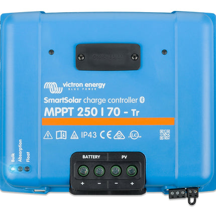 Victron SmartSolar MPPT 250/70-Tr solcelleregulator set forfra