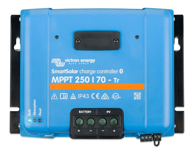 Victron SmartSolar MPPT 250/70-Tr solcelleregulator set forfra
