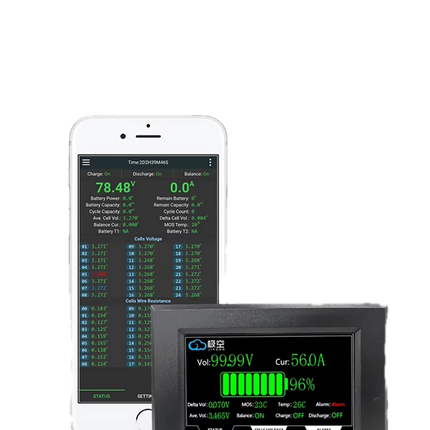 JK BMS 4.3 Display – LCD-skærm til JK Smart BMS