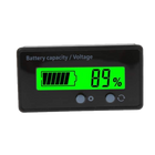 Lithium Batterikapacitetstester / Voltmåler – 8–63V LCD-display