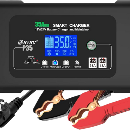 LithiumPro - HTRC P35 Smart Charger 12/24V 35A