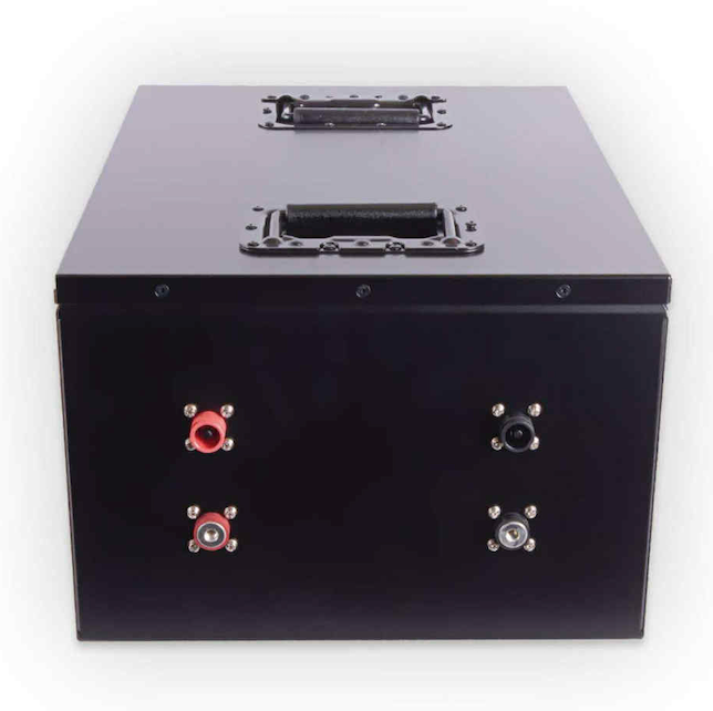 Rustfri Stål batterikasse – M