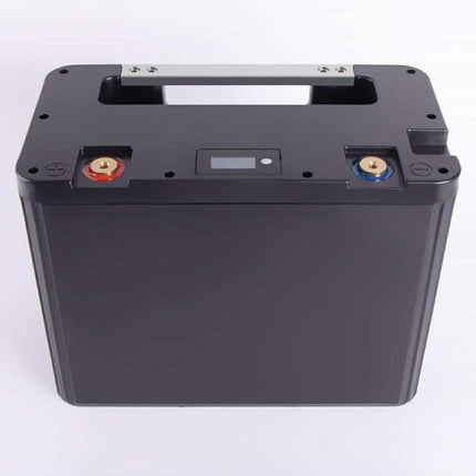 12-48V ABS Plastik batterikasse m. display