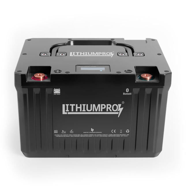 LithiumPro LiFePO4 24V 50AH Bluetooth BMS