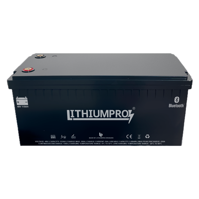 LithiumPro 48V 115AH LiFePO4 Lithium Batteri