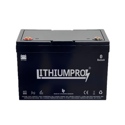 LithiumPro MINI 12V 115AH LiFePO4 Lithium Batteri