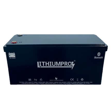 LithiumPro 12V 240AH LiFePO4 Lithium Batteri