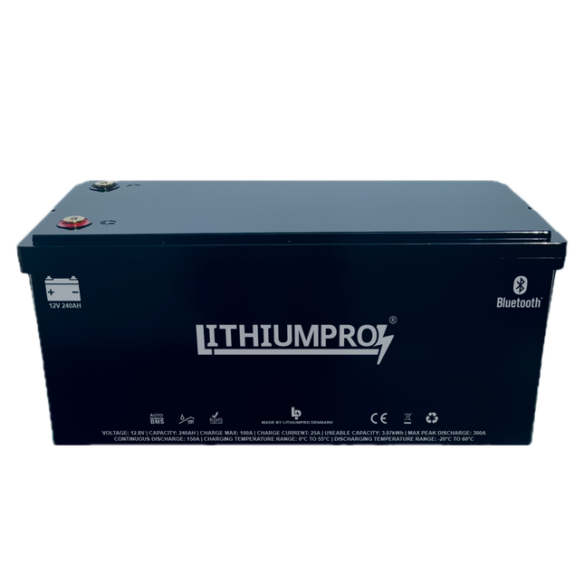 LithiumPro 12V 240AH LiFePO4 Lithium Batteri