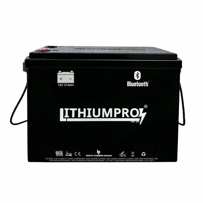 LithiumPro MINI 12V 314AH LiFePO4 Lithium Batteri (MB31)