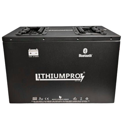 LithiumPro MINI STÅL 12V 314AH LiFePO4 Lithium Batteri (MB31)