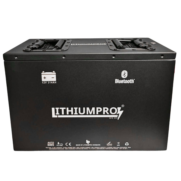 LithiumPro MINI STÅL 12V 314AH LiFePO4 Litiumbatteri (MB31)