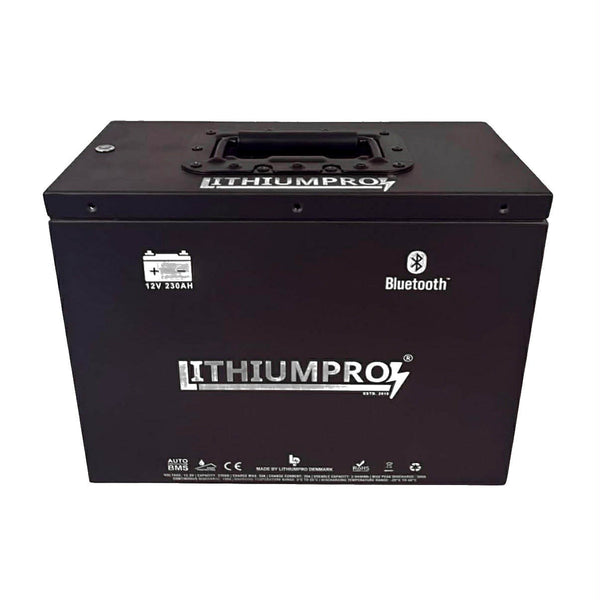 LithiumPro 12V 230AH STÅL LiFePO4 Lithium Batteri
