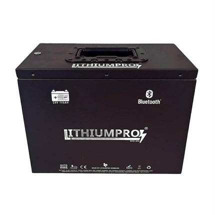 LithiumPro 24V 115AH STÅL (udgave 2) LiFePO4 Lithium Batteri