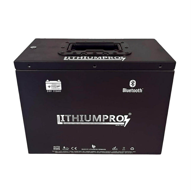 LithiumPro 24V 115AH STÅL (udgave 2) LiFePO4 Lithium Batteri